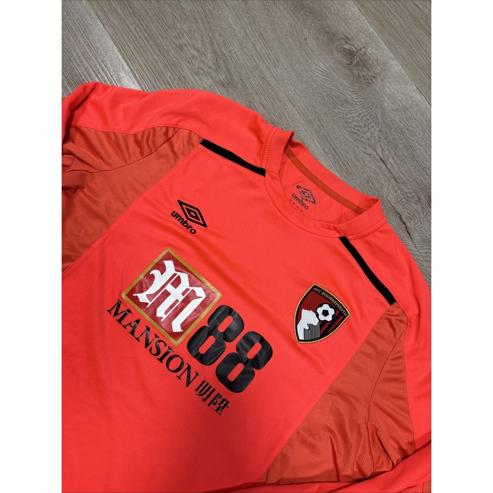 Umbro Men's XL AFC Bournemouth 2017/18 Goalkeeper Shirt Hot pink Neon